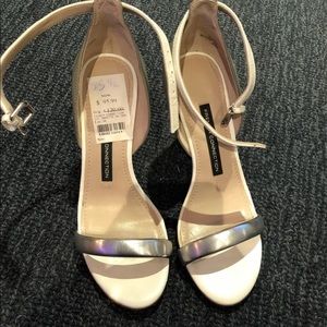 French connection strapped stiletto